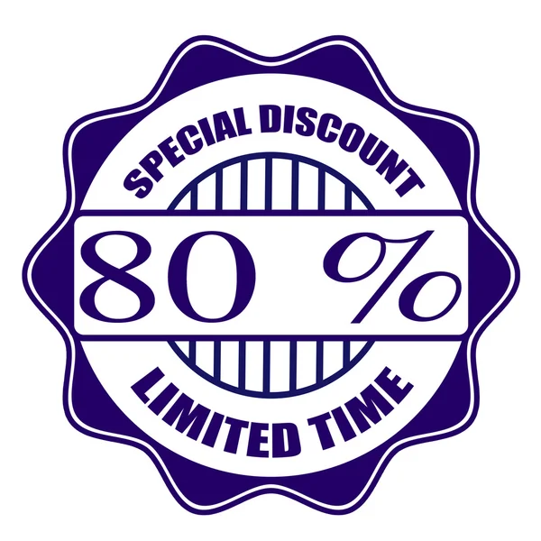 Special discount stamp — Stock Vector