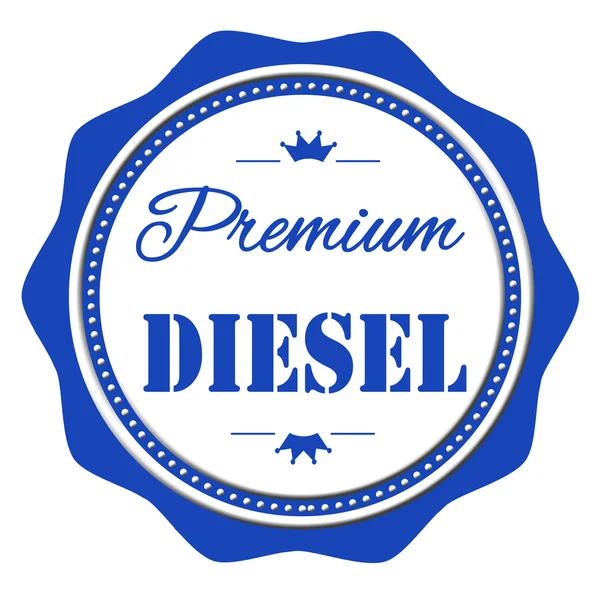 Timbre diesel premium — Image vectorielle