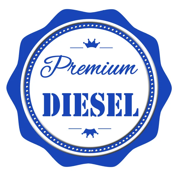 Sello diesel premium Vector de stock