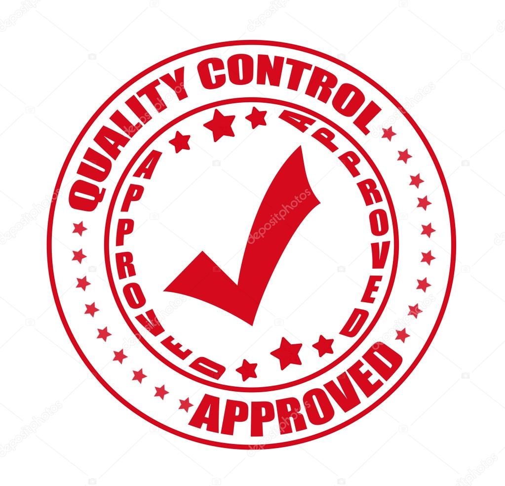 Quality control approved stamp — Stock Vector © lauraluchi #48312035