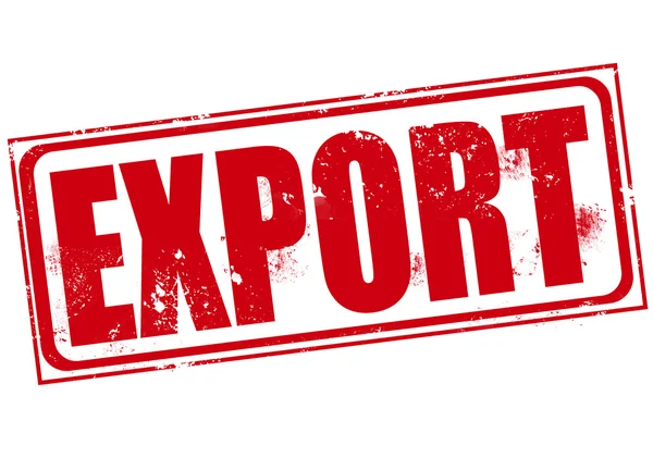 Export stamp — Stock Vector