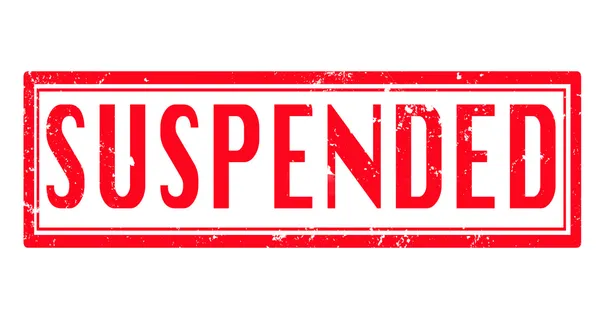 Sello suspendido — Vector de stock