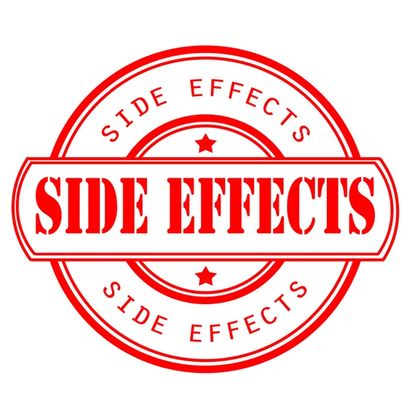 Side effects stamp — Stock Vector