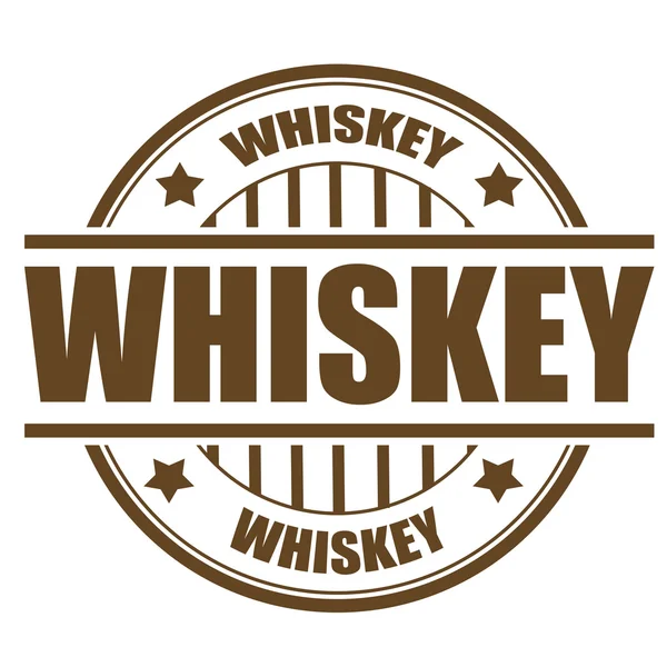 Whiskey razítko — Stockový vektor