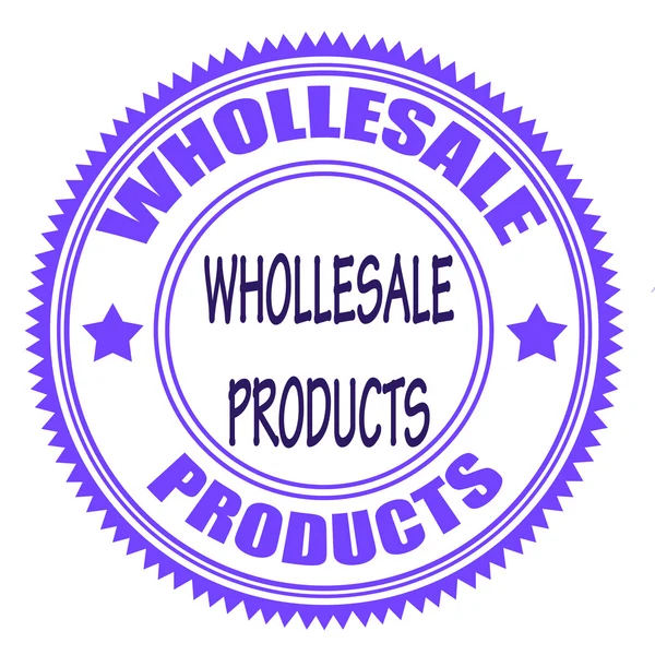 Whollesale product stempel — Stockvector