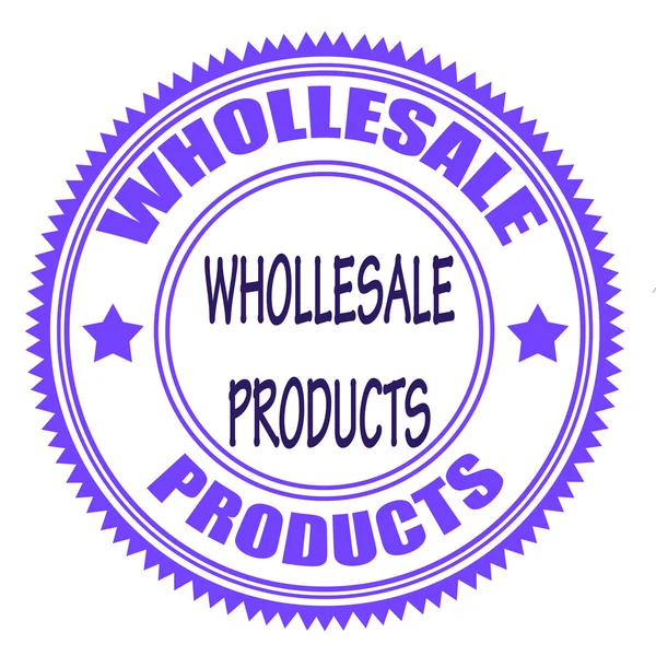 Timbre produit whollesale — Image vectorielle