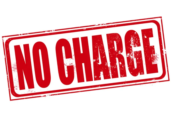 No charge stamp — Stock Vector