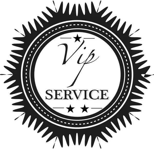 VIP hizmet damgası — Stok Vektör