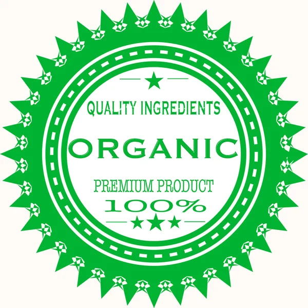 Organic stamp — Stock Vector