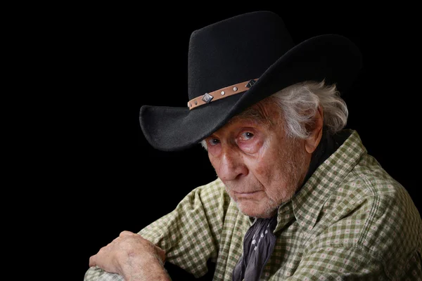 Old cowboy — Stock Photo, Image