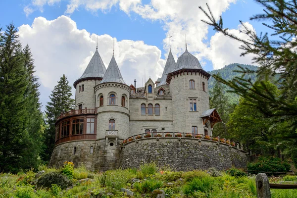 Castelo de Gressoney-Saint-Jean — Fotografia de Stock