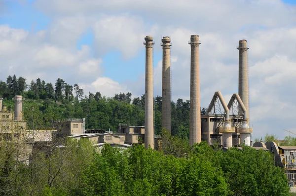 Cementfabriek — Stockfoto