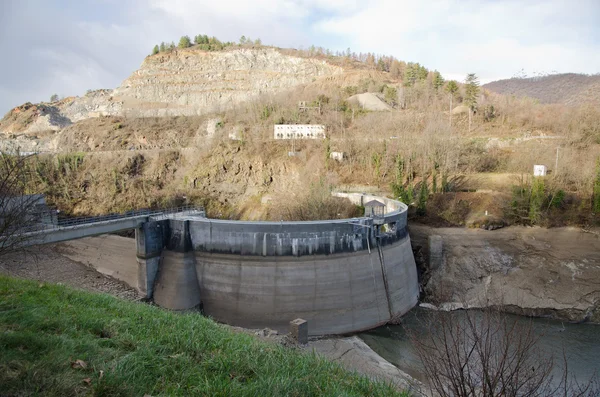Dam emptied — Stock Photo, Image