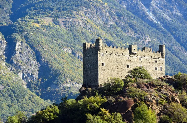 Ussel castle - Aostadalen - norra Italien — Stockfoto