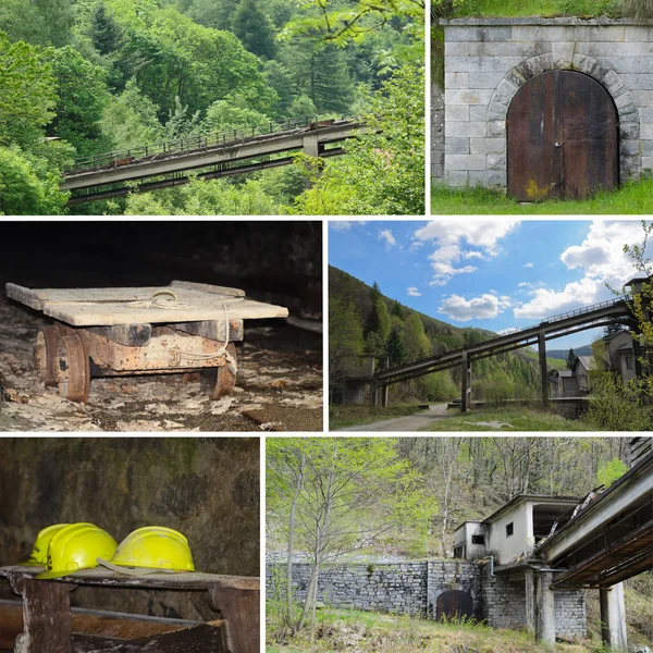 Mines Traversella - Piedmont — Stock Photo, Image