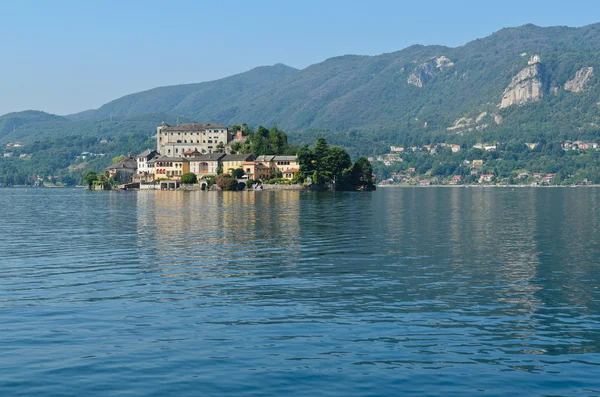 Bella vista sul Lago d'Orta — Foto Stock