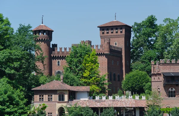 Mittelalterliches Dorf Turin — Stockfoto