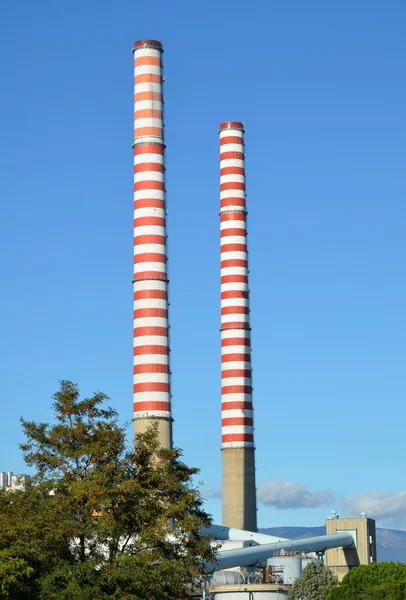 Industriële silo 's — Stockfoto