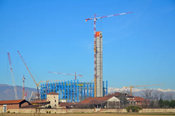 Construção industrial — Fotografia de Stock