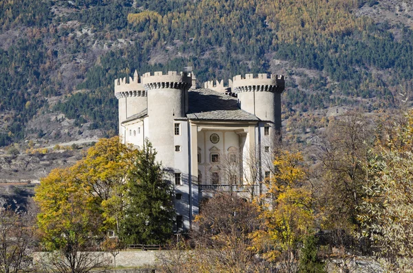 Castillo de Aymavilles — Foto de Stock