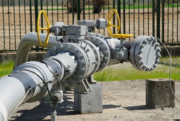 Natural gas pipeline — Stock Photo, Image