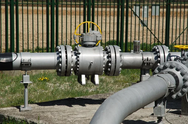 Natural gas pipeline — Stock Photo, Image