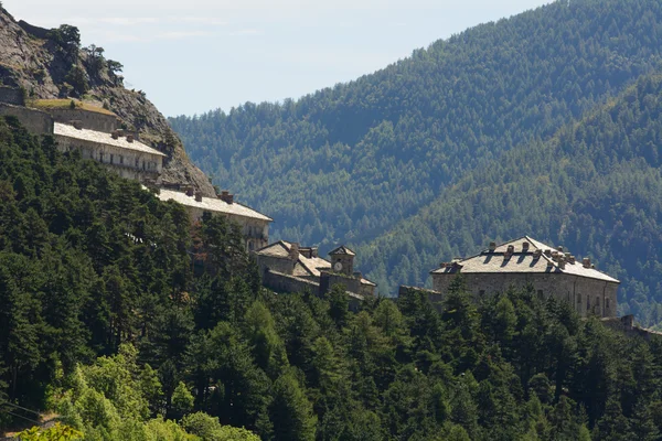 Huizen in de bergen — Stockfoto