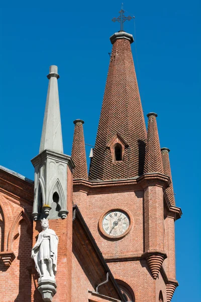 Church of San Vittore in Pollenzo — Stock Photo, Image