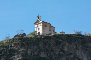 Tapınak rochefort - valle d'aosta - İtalya