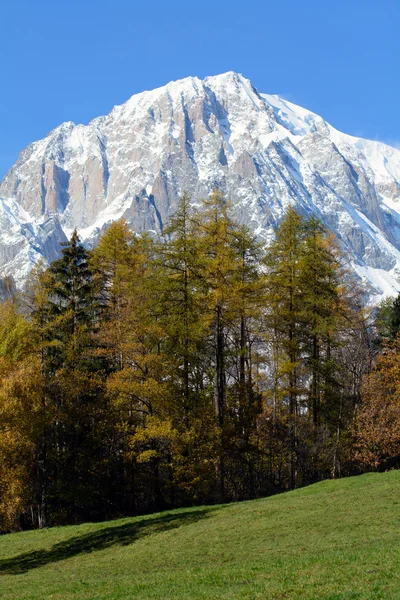 Mont blanc - İtalyanca yamaç — Stok fotoğraf