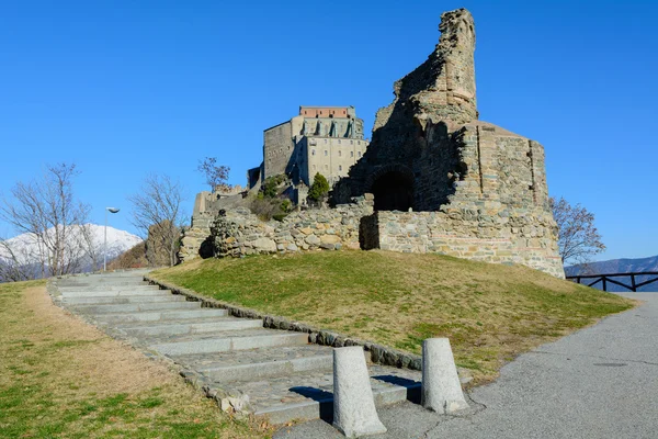 Sacra di san michele Piemont - Włochy — Zdjęcie stockowe