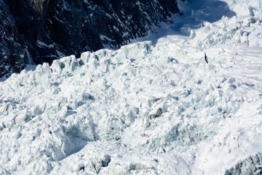 Miage buzul - veny Vadisi - monte bianco - Kuzey İtalya