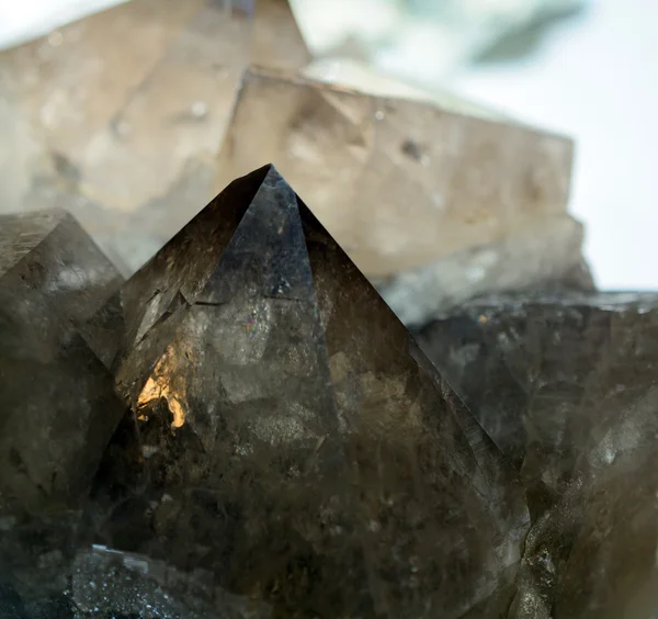 Smoky Quartz Crystals — Stock Photo, Image