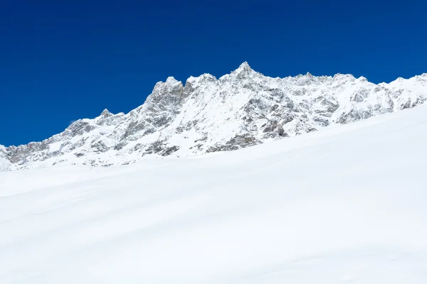 Inverno em Valtournenche alta — Fotografia de Stock
