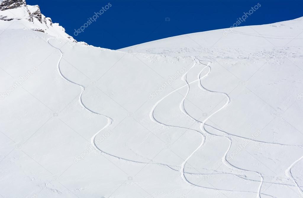 Traces of Ski Mountaineering