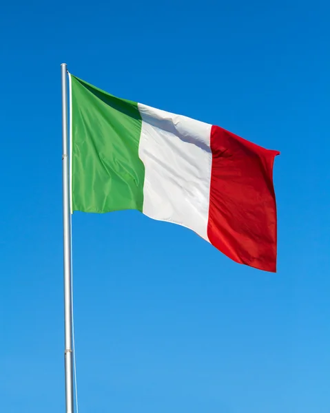 Italiensk flagg — Stockfoto