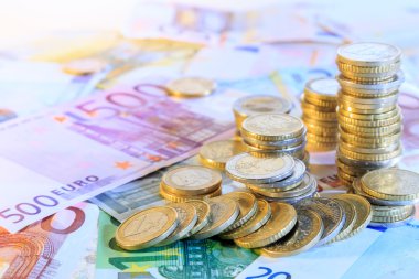 Euro para birimi arka plan