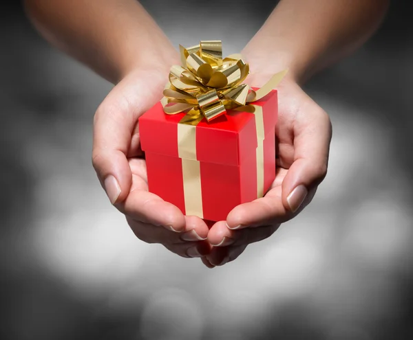 Give your gift — Stock Photo, Image