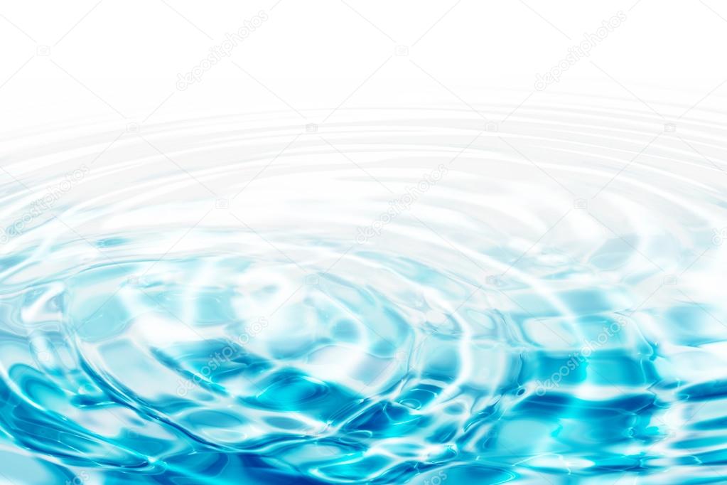 Water ripples - turquoise concentric circles