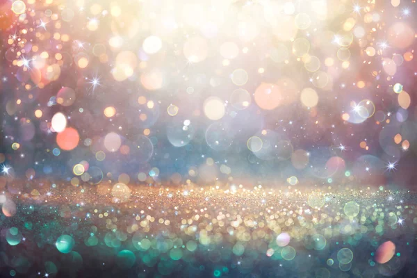 Shiny Glitter Abstract Magic Christmas Background Bokeh Light Effect — Stock Photo, Image