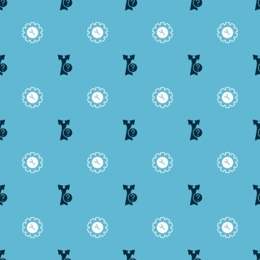 Arrow ve Wrench 'i ve teçhizatı kusursuz düzene sokun. Vektör