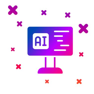 Renkli Yazılım, Web Geliştirici programlama kodu simgesi beyaz arkaplanda izole edildi. Program kodunun rastgele bilgisayar betiği parçalarını Javascript et. Kademeli rastgele dinamik şekiller. Vektör.