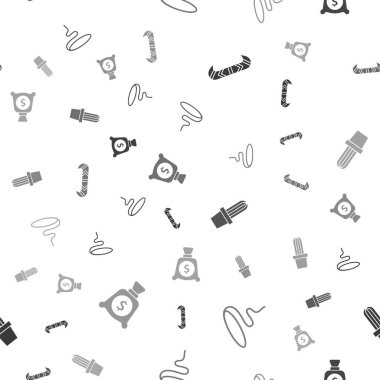 Kano ya da kano ve kürek hazırla, Lasso, Kaktüs peyote ve para çantasını kusursuz bir şekilde hazırla. Vektör