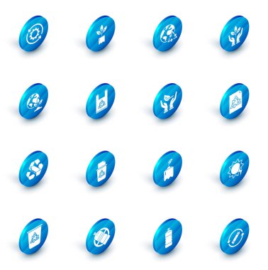 Bitkiyi şişeye koy, Planet Earth Earth 'ün geri dönüşüm eli, Dünya' yı koruma plastik torba, geri dönüşüm kağıdı ve filizlenme ikonu. Vektör.