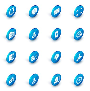 Online poker masası oyunu, kredi kartı, iskambil kartı, kumarhane fişi ve oyun, kalp, galibiyet, fiş ve ikon ile. Vektör