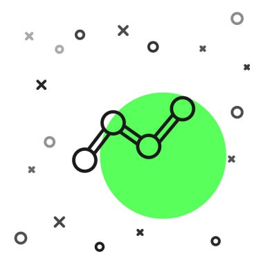 Siyah çizelge, çizelge, çizelge, diyagram, bilgi, beyaz arkaplanda izole edilmiş turta grafik simgesi. Vektör