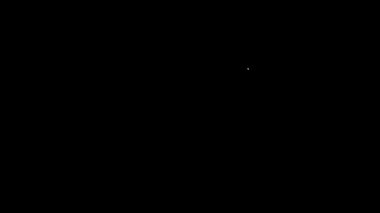 Kara arkaplanda beyaz çizgi XYZ koordinat sistemi izole edildi. Grafik istatistikleri için XYZ ekseni. 4K Video hareketli grafik canlandırması