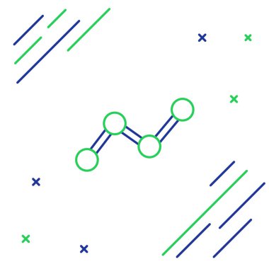 Çizelge, çizelge, çizelge, diyagram, bilgi, beyaz arkaplanda izole edilmiş turta grafik simgesi. Renkli taslak konsepti. Vektör