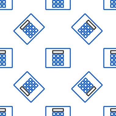 Satır Parola Koruması ve güvenlik erişim simgesi beyaz arka planda izole edilmiş kusursuz desen. Güvenlik, güvenlik, koruma, gizlilik kavramı. Renkli taslak konsepti. Vektör