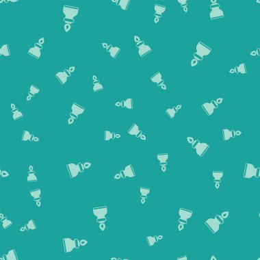 Yeşil Alkol ya da ruh yakma ikonu yeşil arka planda izole edilmiş pürüzsüz desen. Kimyasal ekipman. Vektör